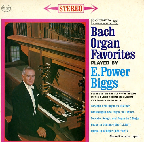 BIGGS, E. POWER bach organ favorites MS6261