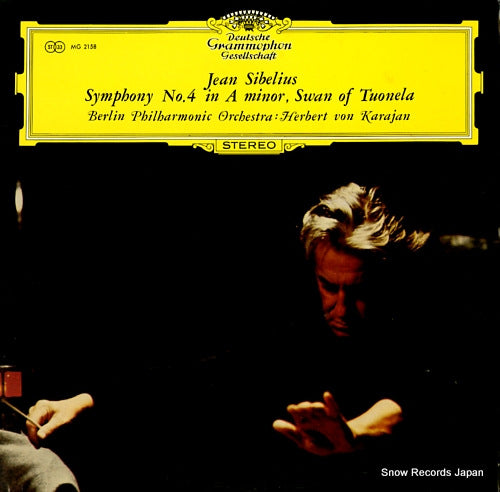 KARAJAN, HERBERT VON sibelius; symphony no.4 in a minor, op.63 MG2158