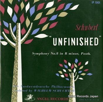 SCHUCHTER, WILHELM schubert; unfinished IP1001