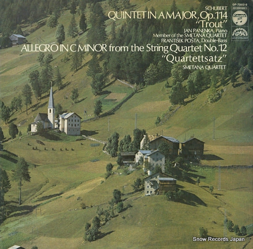 PANENKA, JAN schubert; quintet in a major, op.114 "trout" OP-7002-S