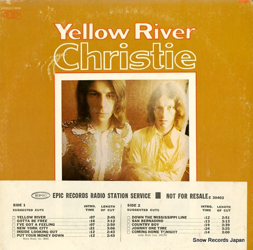 CHRISTIE yellow river E30403