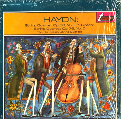 HUNGARIAN STRING QUARTET, THE haydn; string quartet op.76, no.2 "quinten" TV34012S