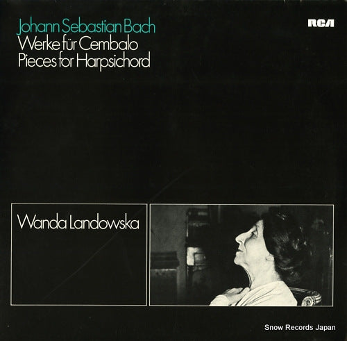 LANDOWSKA, WANDA bach; werke fur cembalo / pieces for harpsichord KR11018/1-2