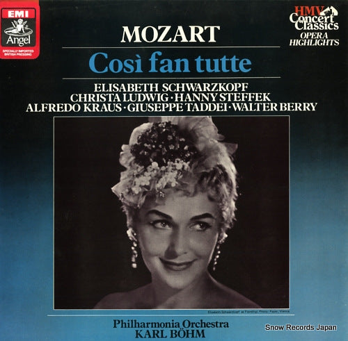 BOHM, KARL mozart; cosi fan tutte (highlights) SXLP30457