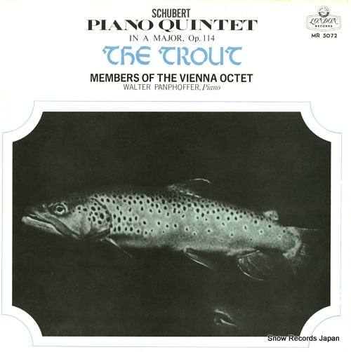 MEMBERS OF THE VIENNA OCTET schubert; piano quintet in a major, op.114 "the trout" MR5072