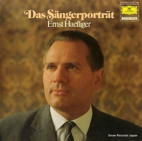 HAEFLIGER, ERNST das sangerportrat 2535745