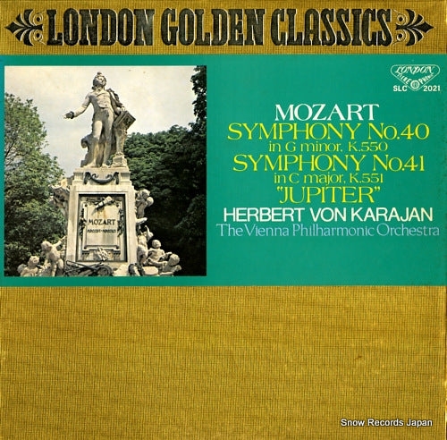 KARAJAN, HERBERT VON mozart; symphony no.40 in g minor, k.550 SLC2021