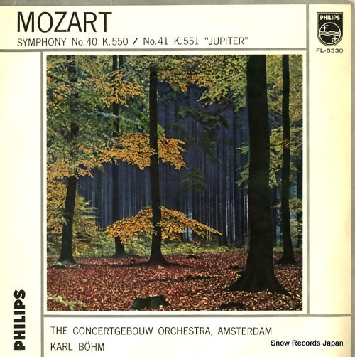 BOHM, KARL mozart; symphony no.40 k.550 / no.41 k.551 "jupiter" FL-5530
