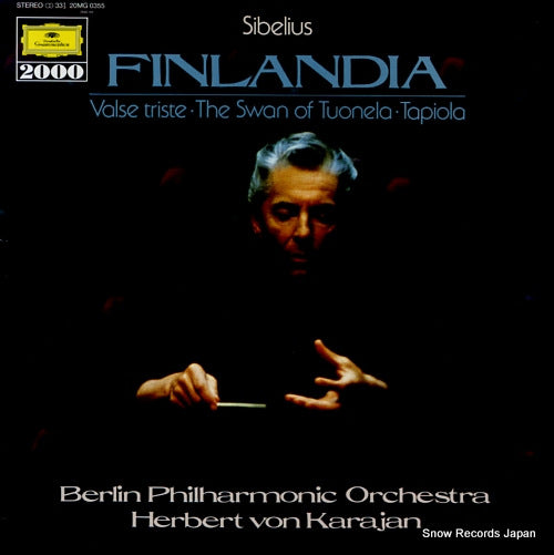 KARAJAN, HERBERT VON sibelius; finlandia 20MG0355