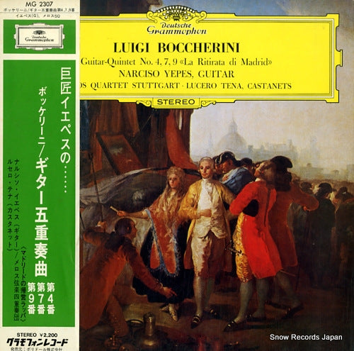 YEPES, NARCISO boccherini; guitar-quintet no.4,7,9 "la ritirata di madrid" MG2307