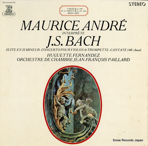 ANDRE, MAURICE maurice andre interprete j.s.bach OS-2406-RE
