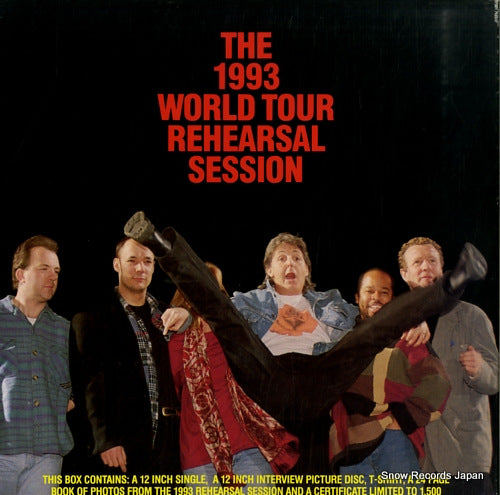MCCARTNEY, PAUL the 1993 world tour rehearsal session 12R6330 / MACTALK1