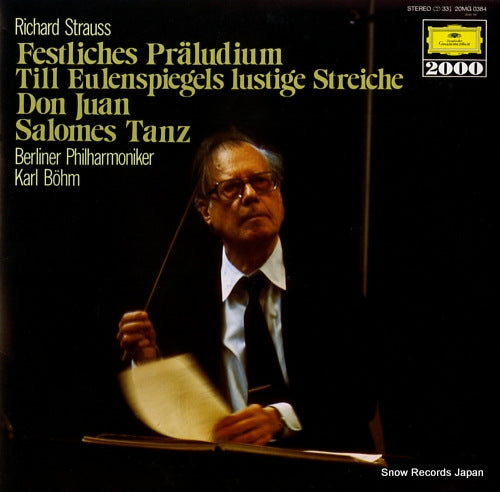 BOHM, KARL richard strauss; festliches praludium 20MG0384