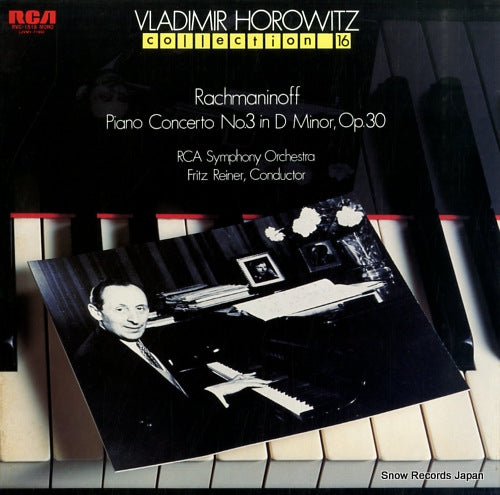 HOROWITZ, VLADIMIR rachmaninoff; piano concerto no.3 in d minor, op.30 RVC-1516