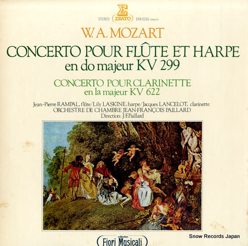 RAMPAL, JEAN-PIERRE / LILY LASKINE mozart; concero pour flute et harpe en do majeur ERA-1055