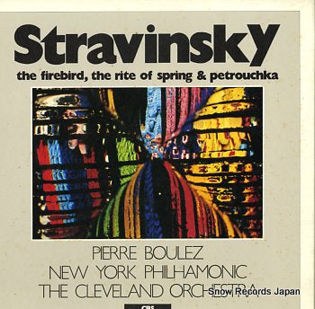 BOULEZ, PIERRE stravinsky; the firebird 45AC1767-9