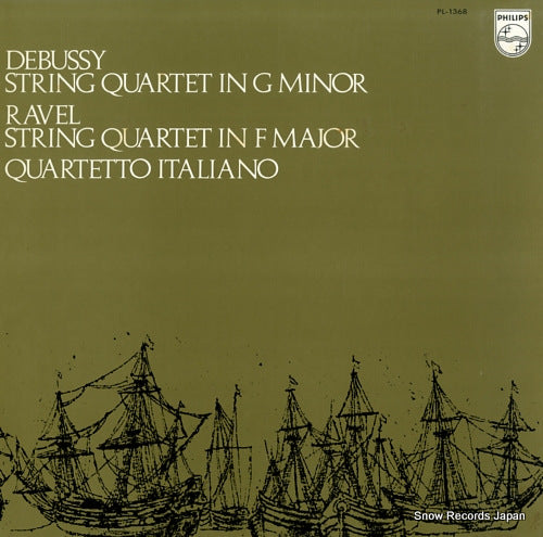 QUARTETTO ITALIANO debussy; string quartet in g minor PL-1368