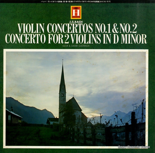 OISTRACH, DAVID, AND IGOR bach; violin concertos no.1 & no.2 MH5074
