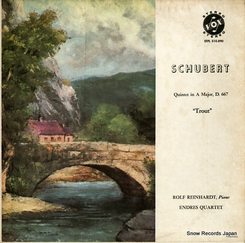 REINHARDT, ROLF schubert; quintet in a major, opus114 "trout" STPL510.890 / ST-PL10.890