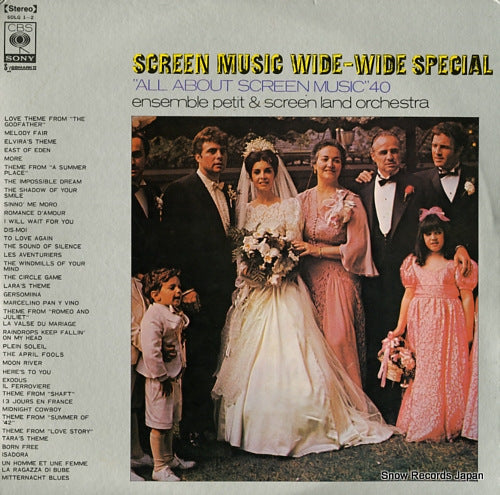 ENSEMBLE PETIT AND SCREENLAND ORCHESTRA all about screen music 40 SOLG1-2