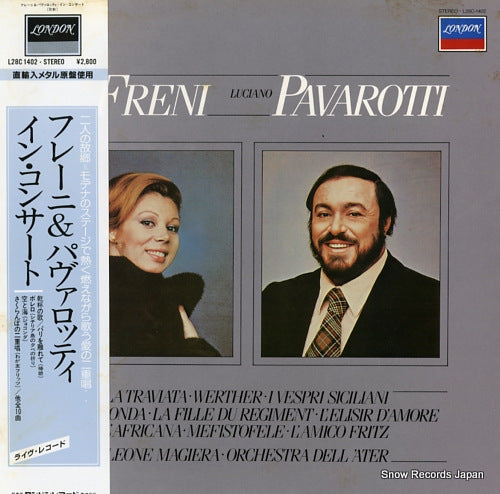 FRENI, MIRELLA, AND LUCIANO PAVAROTTI fleni and pavarotti in concert L28C-1402