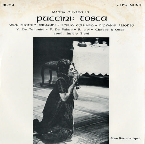 OLIVERO, MAGDA puccini; tosca RR-514