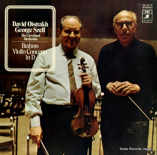 OISTRAKH, DAVID, AND GEORGE SZELL brahms; violin concerto in d major, op.77 AA-8770