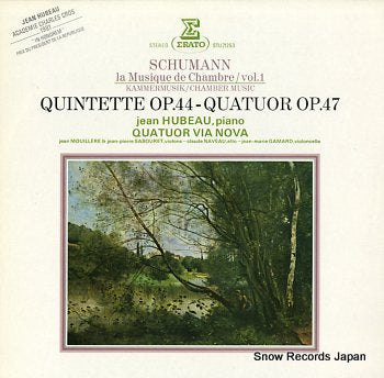 HUBEAU, JEAN robert schumann; la musique de chambre vol.1 STU71253