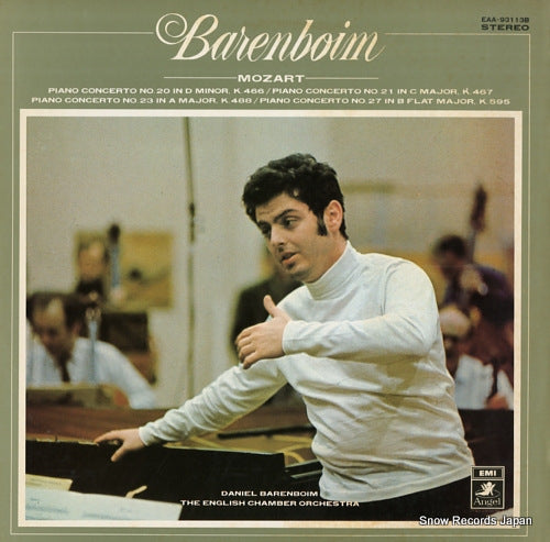 BARENBOIM, DANIEL mozart; piano concerto no.20 21.23.27 EAA-93113B