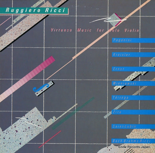 RICCI, RUGGIERO virtuoso music for solo violin 25AC759