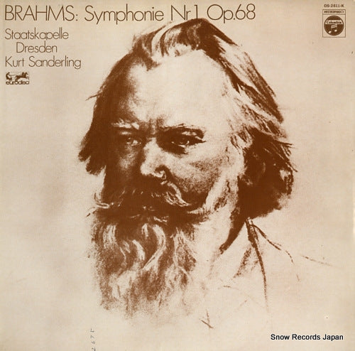 SANDERLING, KURT brahms; symphonie nr.1, op.68 OS-2811-K