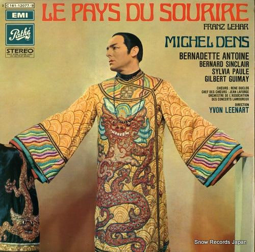 DENS, MICHEL lehar; le pays du sourire C161-12077/8