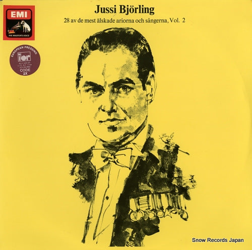 BJORLING, JUSSI 28 av de mest alskade ariorna och sangerna, vol.2 C153-35445/6