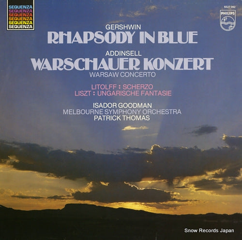 THOMAS, PATRICK gershwin; rhapsody in blue 6527092