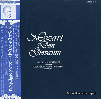 FURTWANGLER, WILHELM mozart; don giovanni OP-7509-12-BS