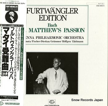 FURTWANGLER, WILHELM bach; st.matthew's passion K19C9406/8