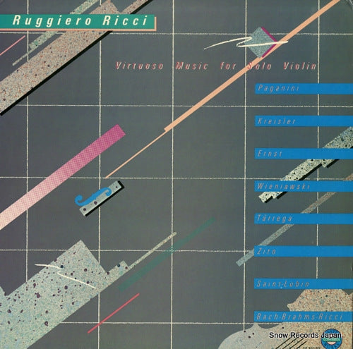 RICCI, RUGGIERO virtuoso music for solo violin M35159