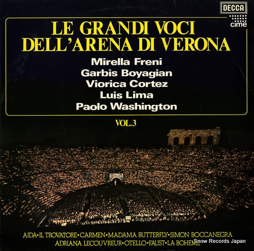 MAGIERA, LEONE le grandi voci dell'arena di verona vol.3 SDD572
