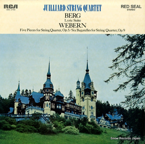 JULLIARD STRING QUARTET berg; lyric suite SRA-2756