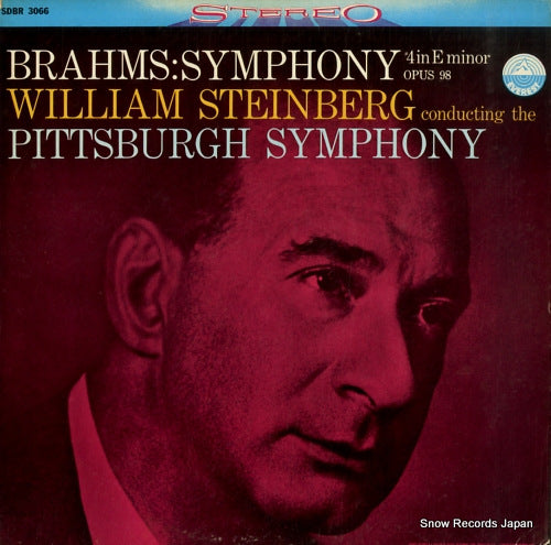 STEINBERG, WILLIAM brahms; symphony no.4 SDBR3066