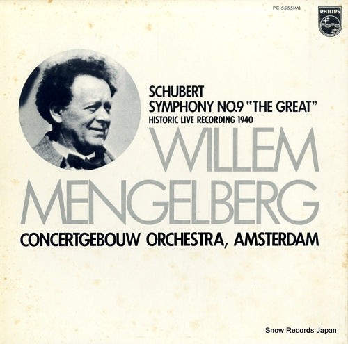 MENGELBERG, WILLEM schubert; symphony no.9 "the great" PC-5555(M)