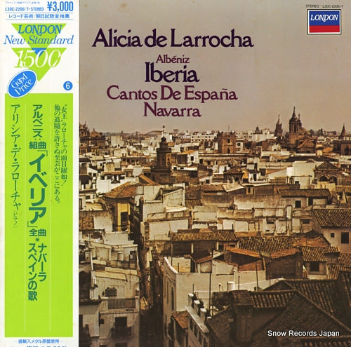 DE LARROCHA, ALICIA albeniz; iberia cantos de espana navarra L30C-2206/7