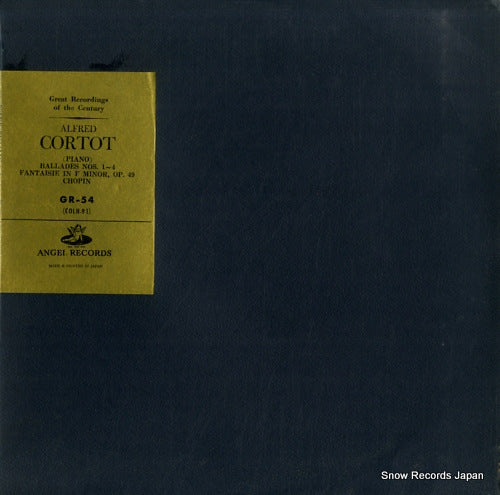 CORTOT, ALFRED chopin; ballades nos.1-4 GR-54