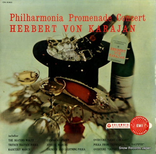 KARAJAN, HERBERT VON philharmonia promenade concert OS-3083