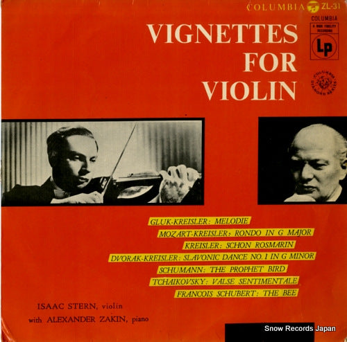 ISAAC, STERN vignettes for violin ZL-31