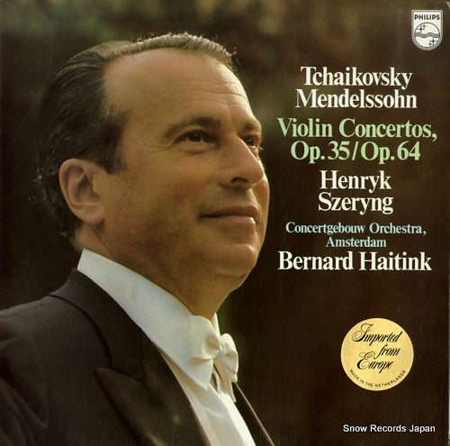 SZERYNG, HENRYK tchaikovsky & mendelssohn; violin concertos, op.35 / op.64 9500321