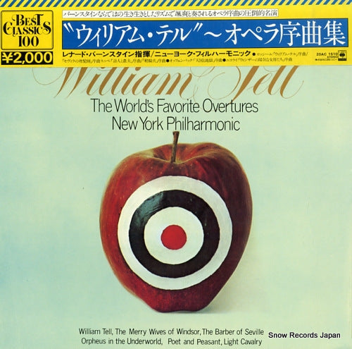 BERNSTEIN, LEONARD william tell the world's favorite overtures 20AC1510
