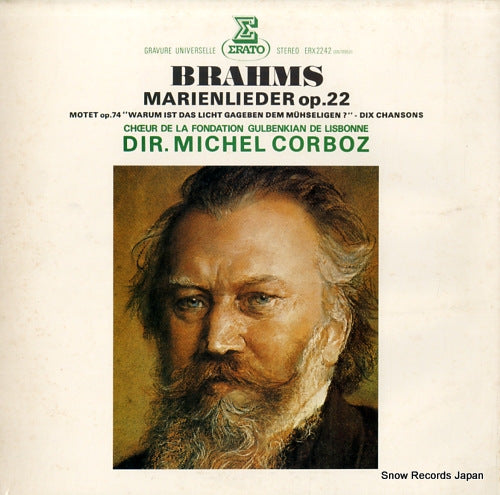CORBOZ, MICHEL brahms; marienlieder op.22 ERX2242