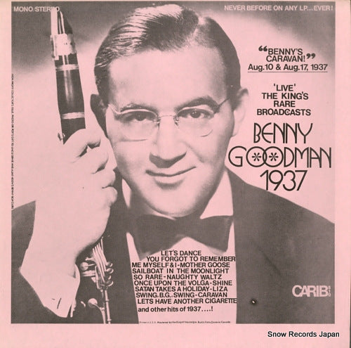 GOODMAN, BENNY benny's caravan! / benny goodman 1937 CARIB810