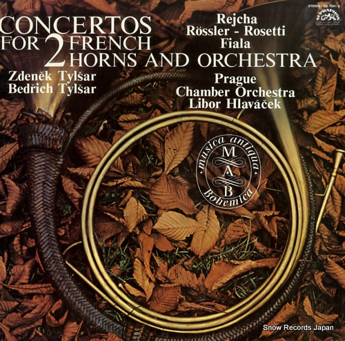 TYLSAR, ZDENEK AND BEDRICH concertos for 2 french horns and orchestra OS-7041-S